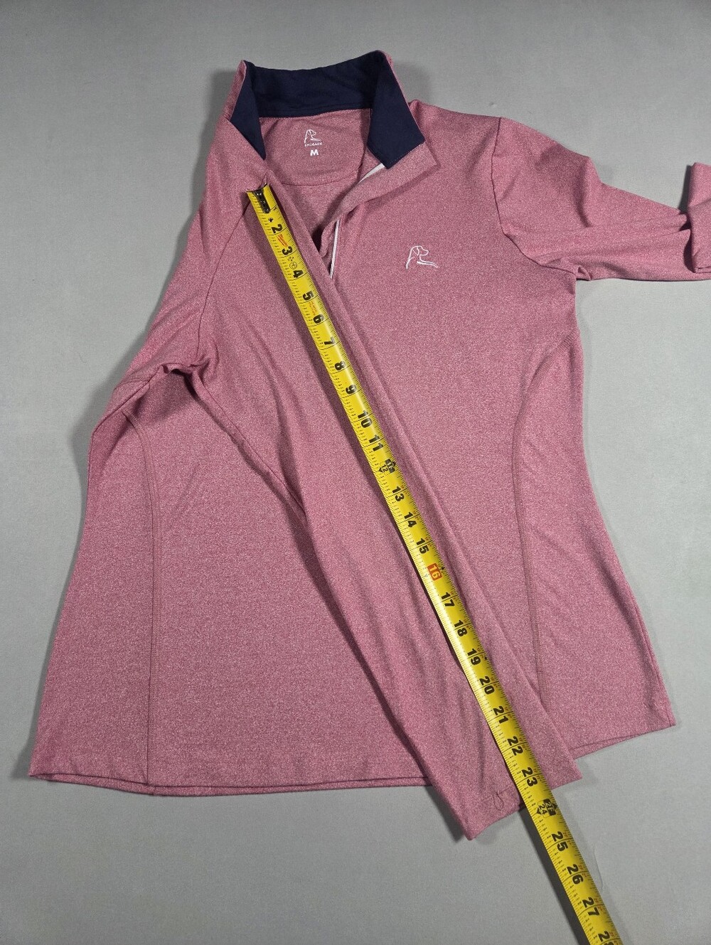 Rhoback Women's Heather Rose Quarter-Zip Pullover Size Medium - Picture 6 of 9